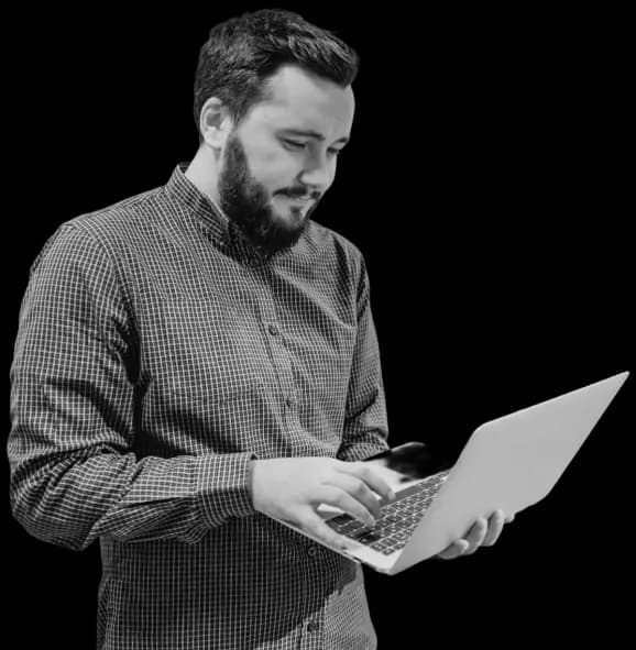 Man with Laptop